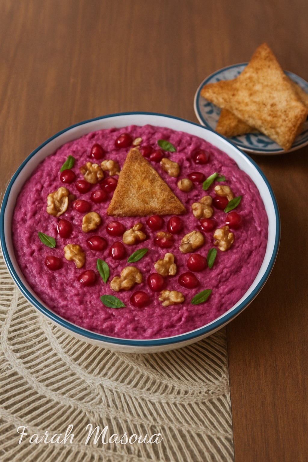 سلطة شمندر بالطحينة